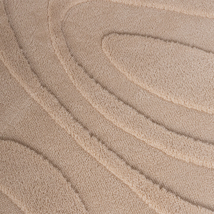 Tapis marbré - Charm Shapes Beige - 4