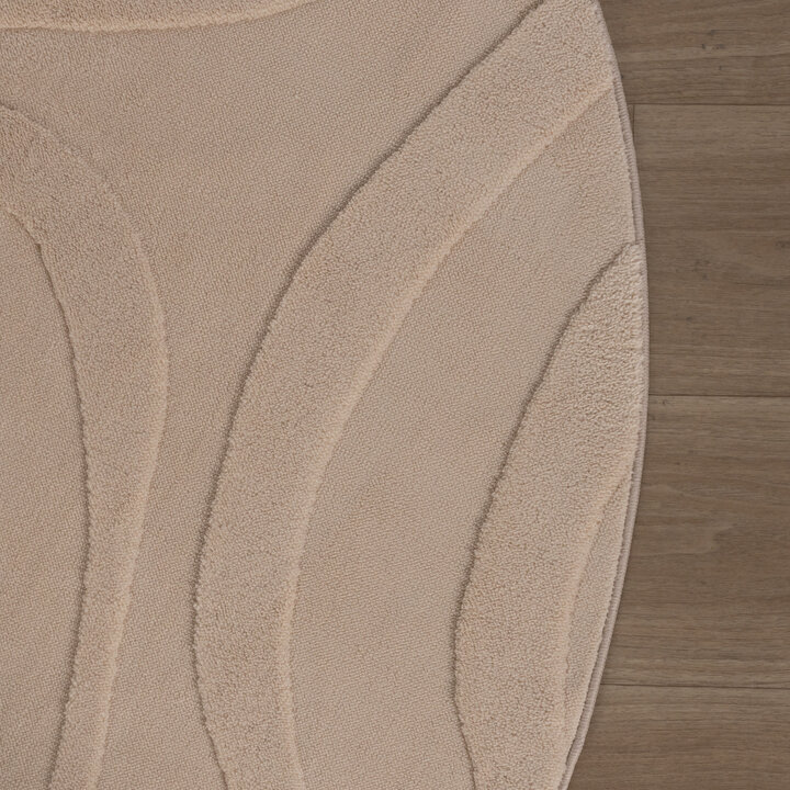 Tapis marbré - Charm Shapes Beige - 5