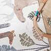 Tapis pour enfants lavable - Mace Animals Crème - thumbnail 2