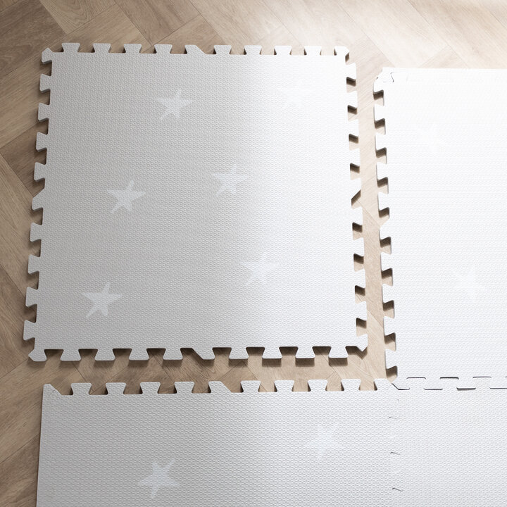Tapis pour chambre d'enfants - Alfie Stars Gris - 6