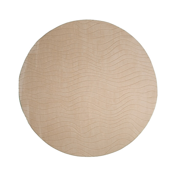 Tapis marbré - Charm Waves Beige - 1
