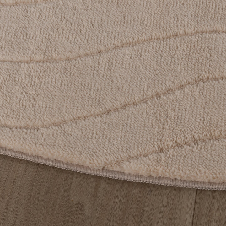Tapis marbré - Charm Waves Beige - 6