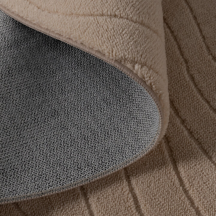 Tapis marbré - Charm Waves Beige - 7