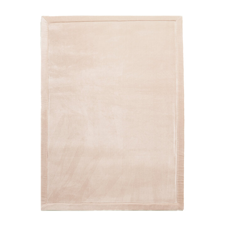 Tapis rond pour enfants lavable - Jip Beige - 1