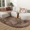 Tapis rond pour enfants - Blaze Taupe - thumbnail