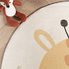Tapis rond rétro - Sammy Giraffe Jaune - thumbnail 2