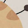 Tapis rond rétro - Sammy Giraffe Jaune - thumbnail 3