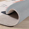 Tapis rond rétro - Sammy Fox Orange - thumbnail 6