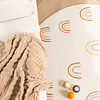 Tapis rond rétro - Evi Rainbow Multicolore - thumbnail 2