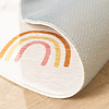 Tapis rond rétro - Evi Rainbow Multicolore - thumbnail 6