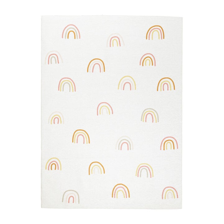 Tapis pour enfants lavable - Evi Rainbow Multicolore - 1