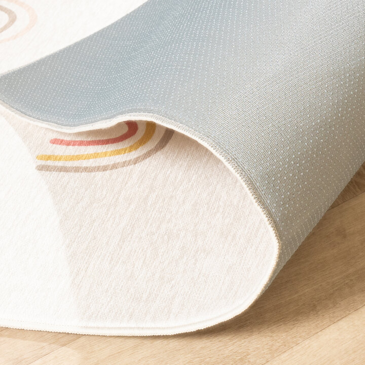 Tapis pour enfants lavable - Evi Rainbow Multicolore - 6