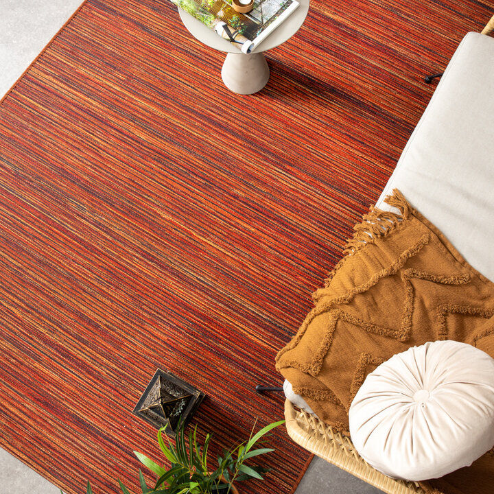 Tapis scandinave rond - Torres Rouge/Mélangé - 3