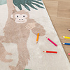Tapis pour enfants - Jungle Luipaard Multicolore - thumbnail 3