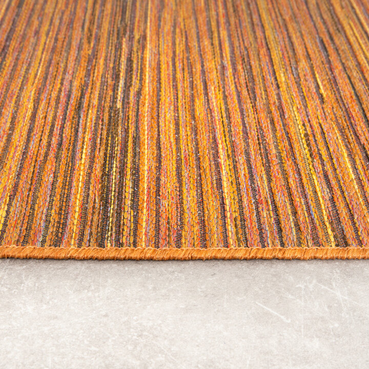 Tapis scandinave rond - Torres Orange/Mélangé - 5