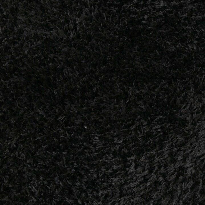 Tapis shaggy ovale - Blaze Noir - 4