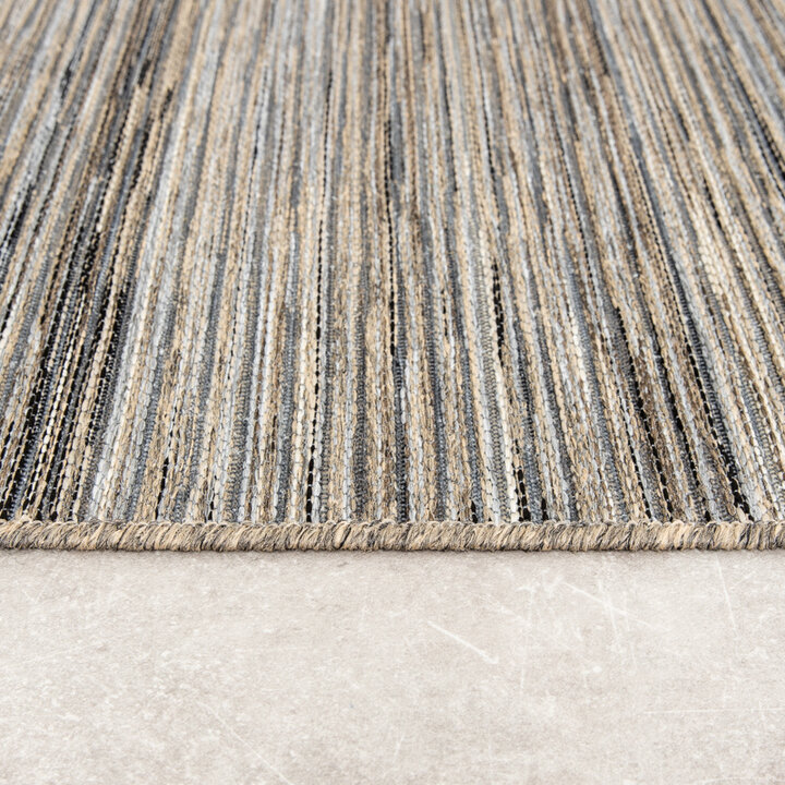 Tapis scandinave rond - Torres Gris Foncé/Mélangé - 5