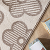 Tapis d'extérieur violet - Bowie Bloem Crème - thumbnail 2
