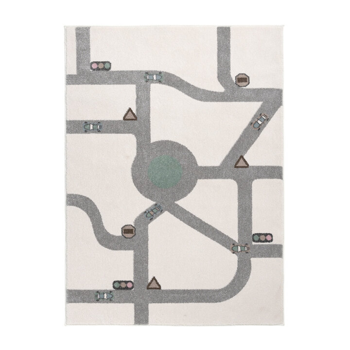 Tapis d'extérieur violet - Bowie Auto weg Crème - 1
