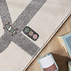 Tapis d'extérieur violet - Bowie Auto weg Crème - thumbnail 2