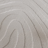 Tapis d'extérieur rond à fleurs - Cassie Shapes Taupe - thumbnail 2