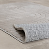 Tapis d'extérieur rond à fleurs - Cassie Arches Taupe - thumbnail 5