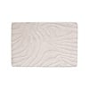 Tapis d'extérieur rond à fleurs - Cassie Zebra Taupe - thumbnail