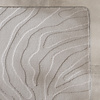 Tapis d'extérieur rond à fleurs - Cassie Zebra Taupe - thumbnail 3