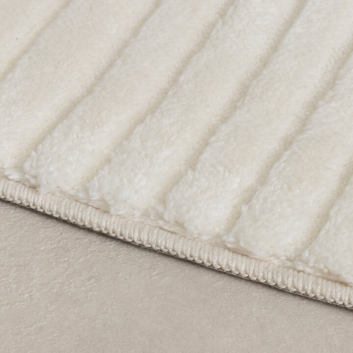 Tapis d'extérieur rond à fleurs - Cassie Arches Blanc - 4