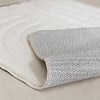 Tapis d'extérieur rond à fleurs - Cassie Curves Blanc - thumbnail 5