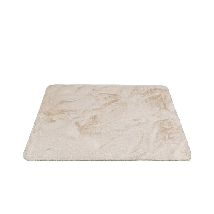 Tapis d'extérieur rond à fleurs - Cody Crème - 1
