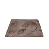 Tapis d'extérieur rond à fleurs - Cody Taupe - thumbnail 1