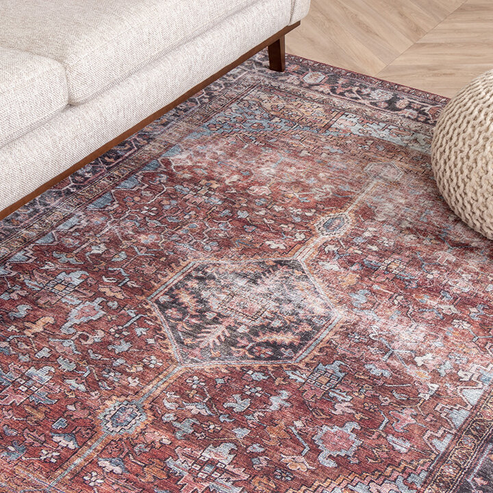 Tapis vintage - Lugan Bordeaux - 2