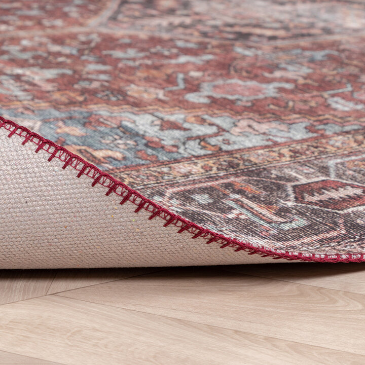 Tapis vintage - Lugan Bordeaux - 5