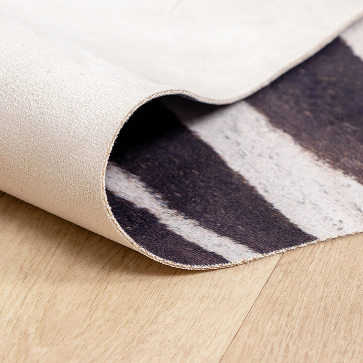 Tapis Peau de zèbre - Bovine Noir/Blanc - 5