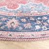 Tapis vintage rond - Lily Medaillon Rouge/Rose - thumbnail 6