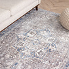Tapis vintage - Lugan Taupe/Bleu - thumbnail 2