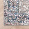 Tapis vintage - Lugan Taupe/Bleu - thumbnail 4