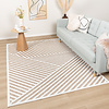 Tapis persan - Nori Lines Blanc/Taupe - thumbnail