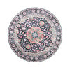 Tapis vintage rond - Imagine Medaillon Bleu - thumbnail 1