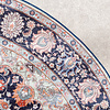 Tapis vintage rond - Imagine Medaillon Bleu - thumbnail 4