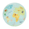 Tapis à fleurs - Globe Bleu Clair - thumbnail 1