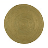 Tapis en jute - Fair Rond Vert - thumbnail 1