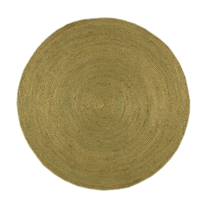 Tapis en jute - Fair Rond Vert - 1