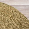 Tapis en jute - Fair Rond Vert - thumbnail 5