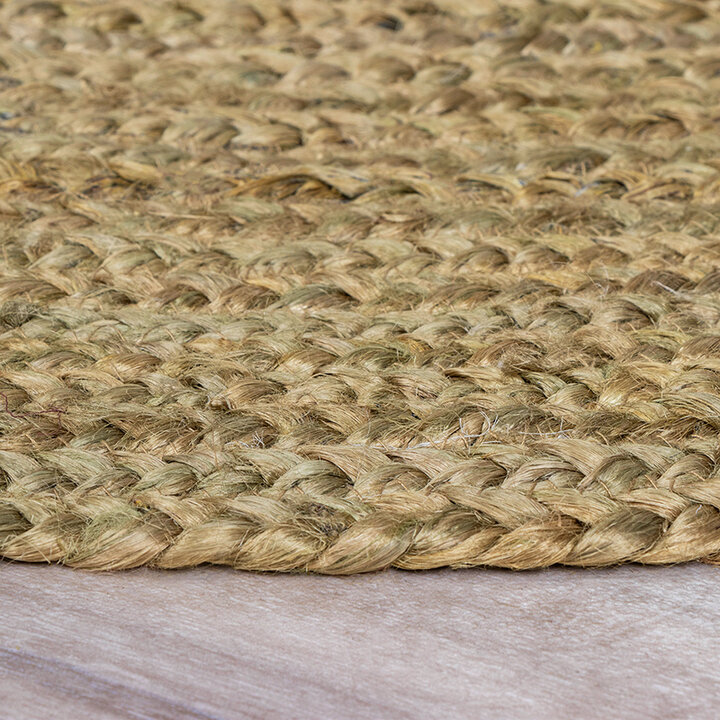 Tapis en jute - Fair Rond Vert - 7