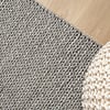 Tapis en laine - Twist Gris - thumbnail 4