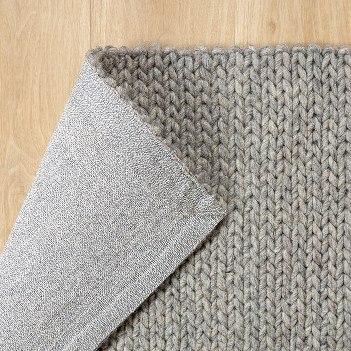 Tapis en laine - Twist Gris - 6