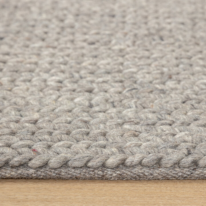 Tapis en laine - Twist Gris - 7