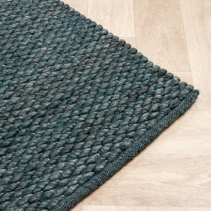 Tapis en laine - Brilliant Bleu/Vert - 5